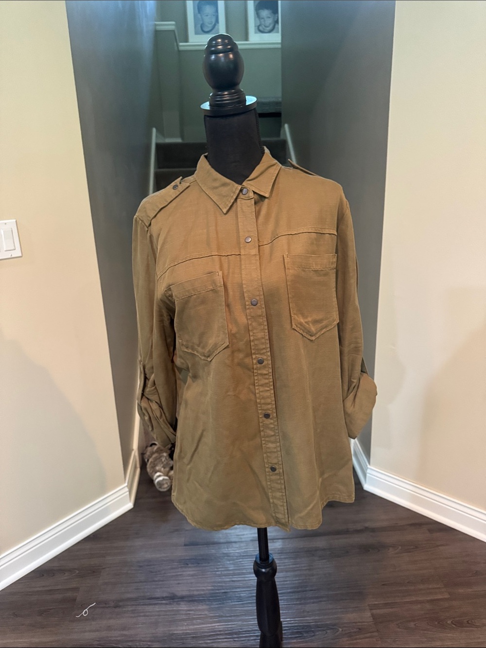 Scotch & Soda Olive Green Jacket with Navy Label